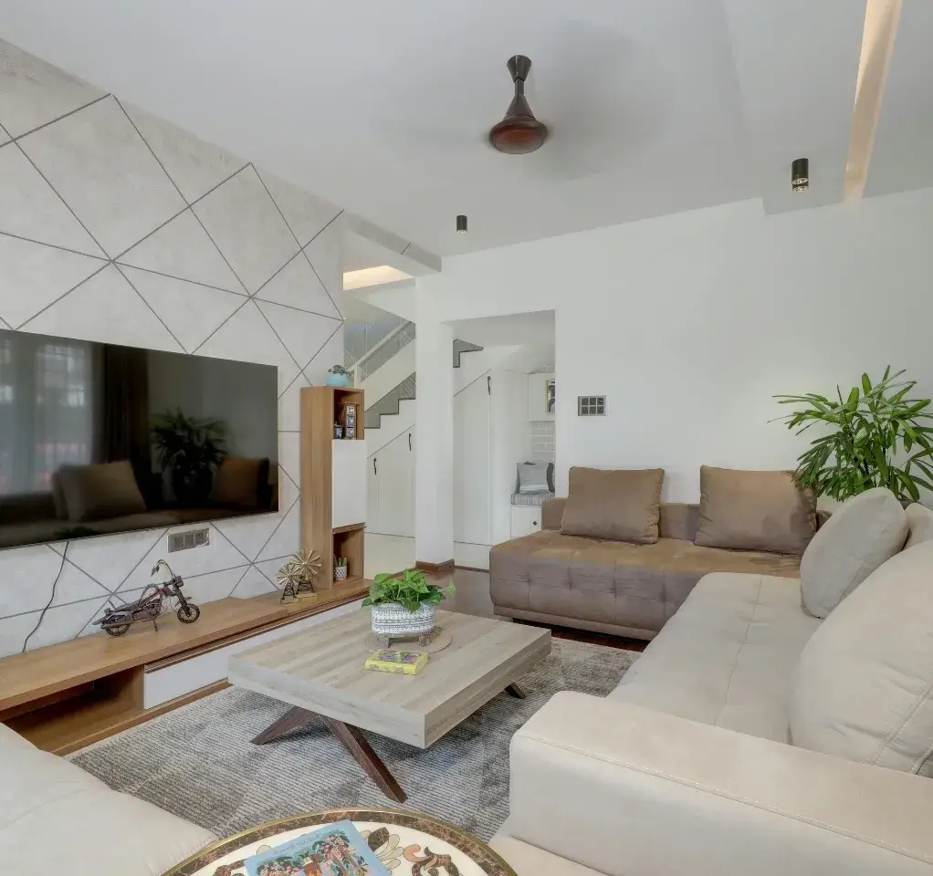House cleaning in Manalapan Township living room