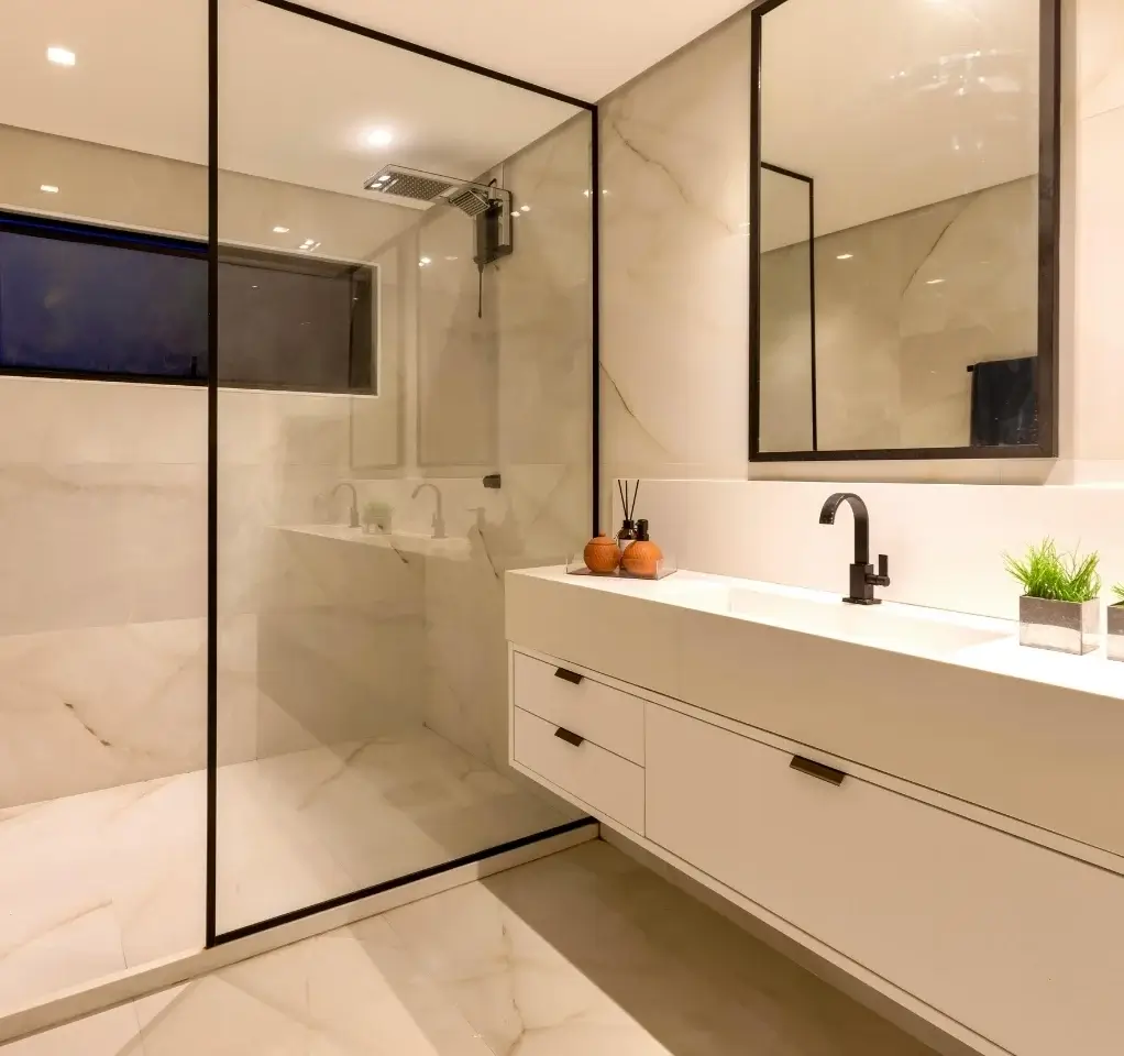 House cleaning in Oceanport NJ by Stunning Cleaning Services in a modern bathroom